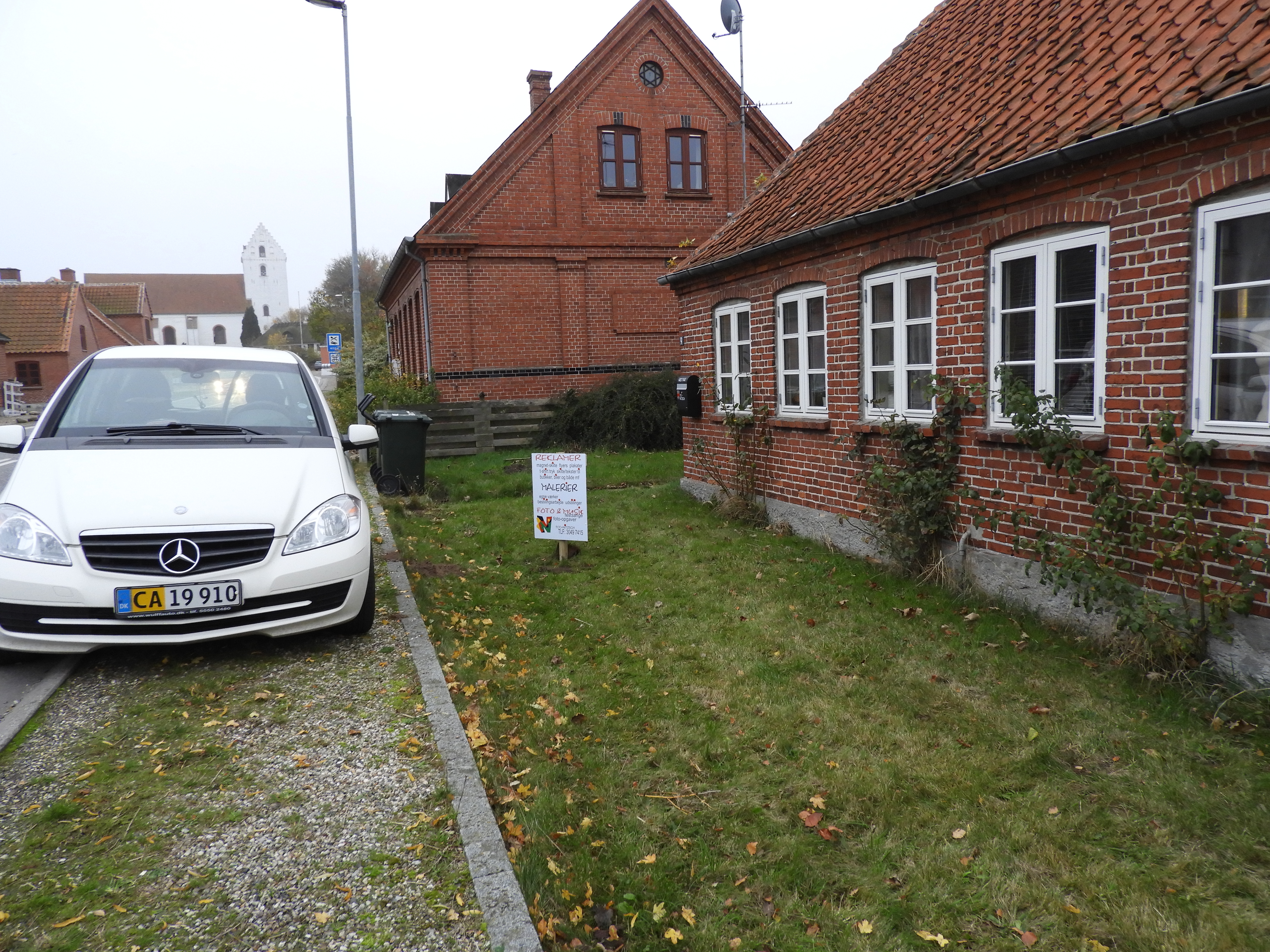 Hvid Mercedes A160 fra 2011