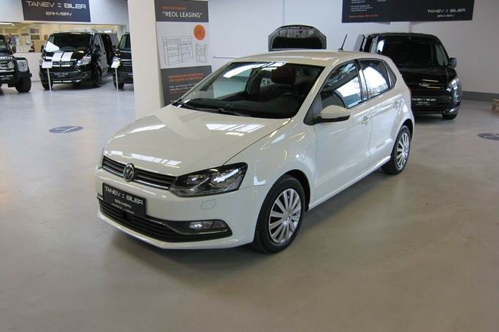 Hvid VW Polo fra 2015