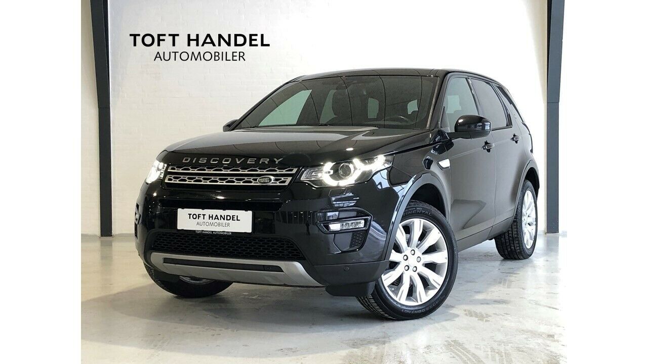 Grå Land Rover Discovery Sport fra 2016