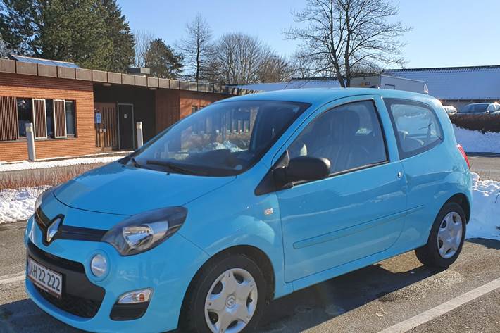 Blå Renault Twingo fra 2013