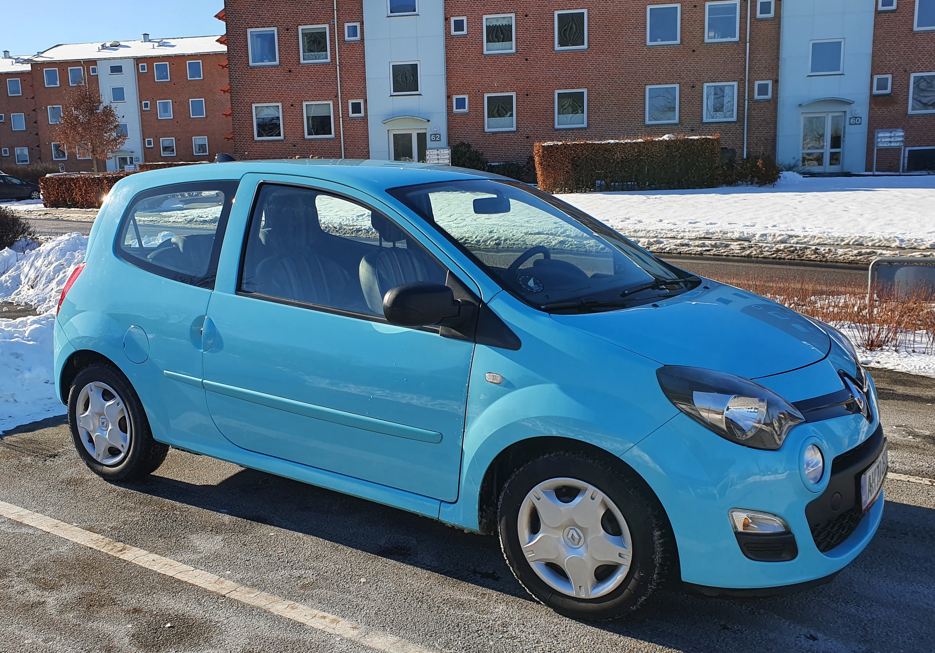 Blå Renault Twingo fra 2013