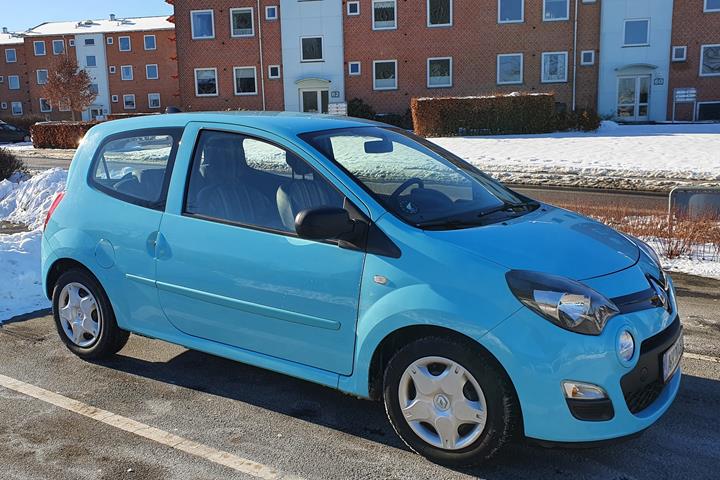 Blå Renault Twingo fra 2013