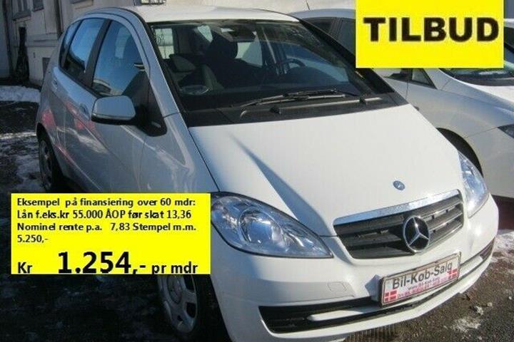 Hvid Mercedes A160 fra 2010