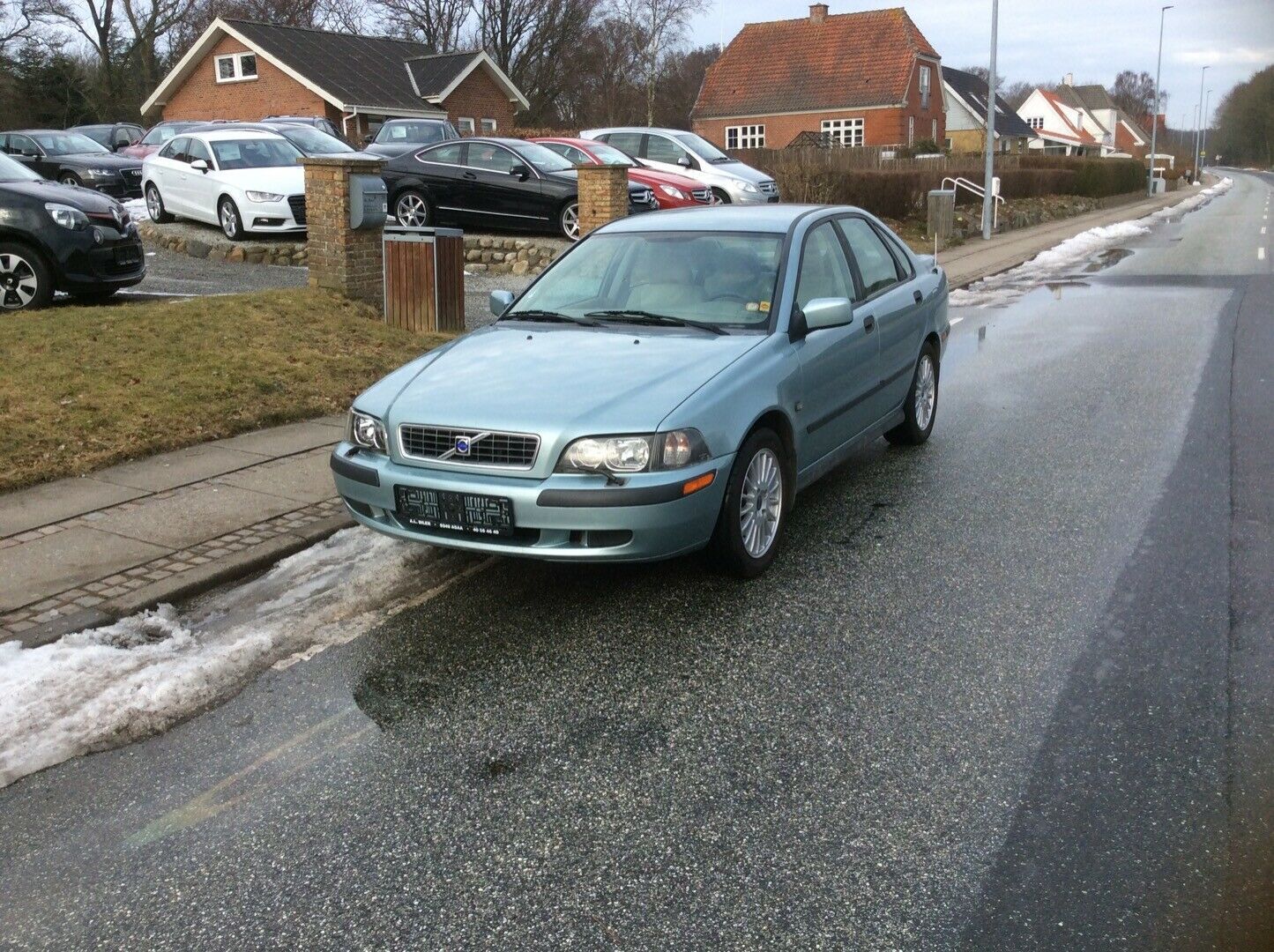 Grøn Volvo S40 fra 2003