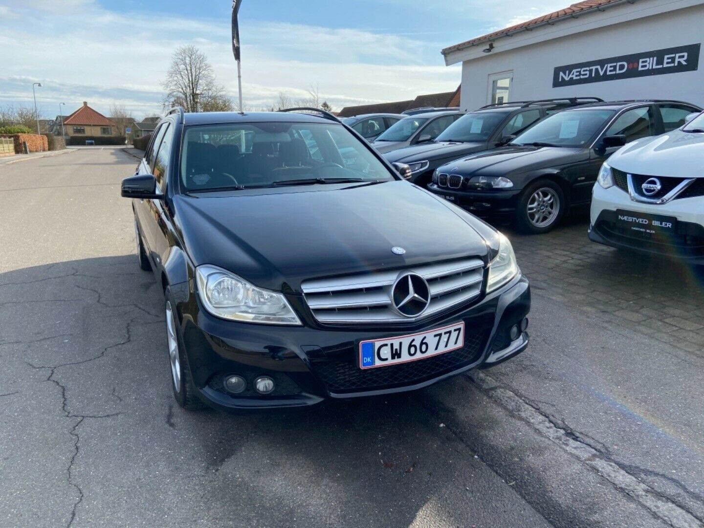Grå Mercedes C220 fra 2011