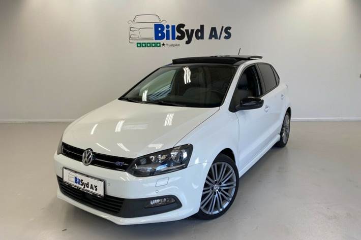 Hvid VW Polo fra 2015