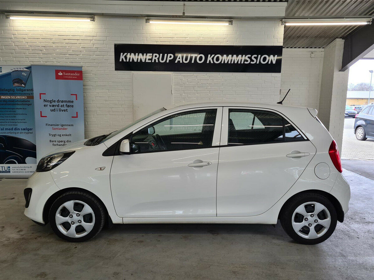 Hvid Kia Picanto fra 2014
