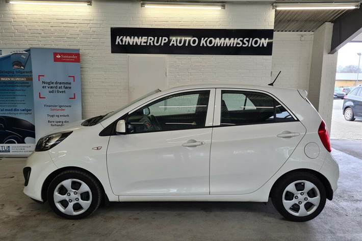 Hvid Kia Picanto fra 2014