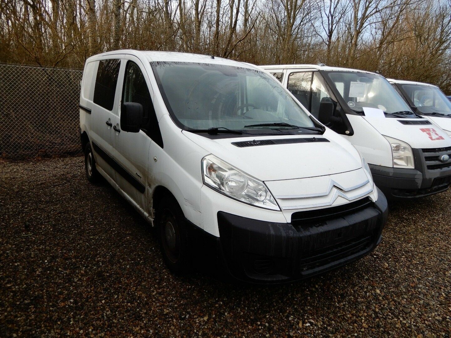 Hvid Citroën Jumpy fra 2009