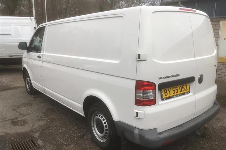 Hvid VW Transporter fra 2011