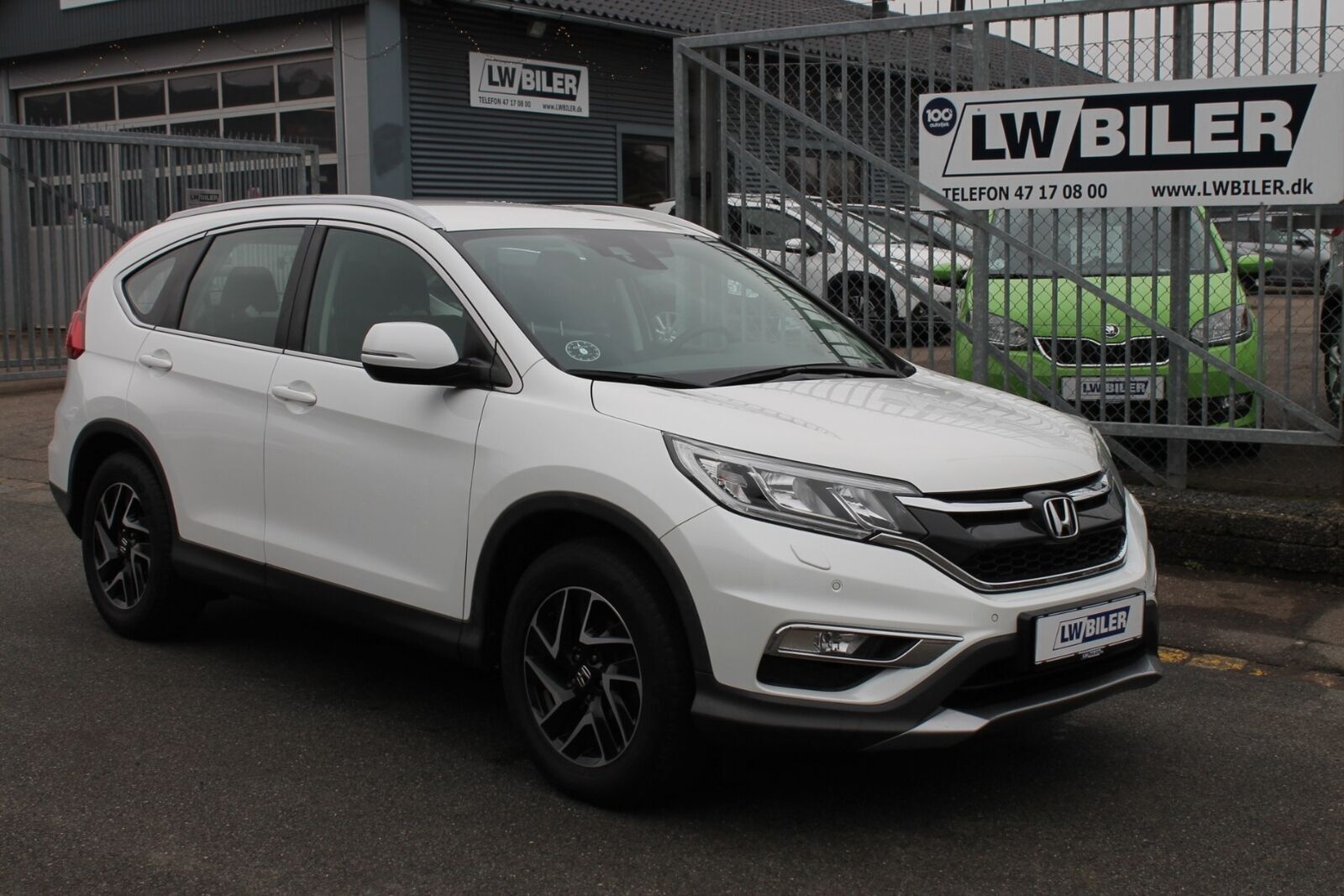 Hvid Honda CR-V fra 2016