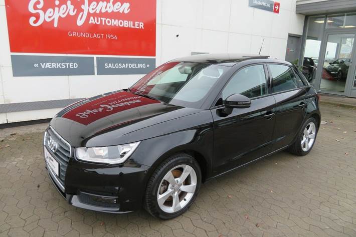 Sort Audi A1 fra 2018