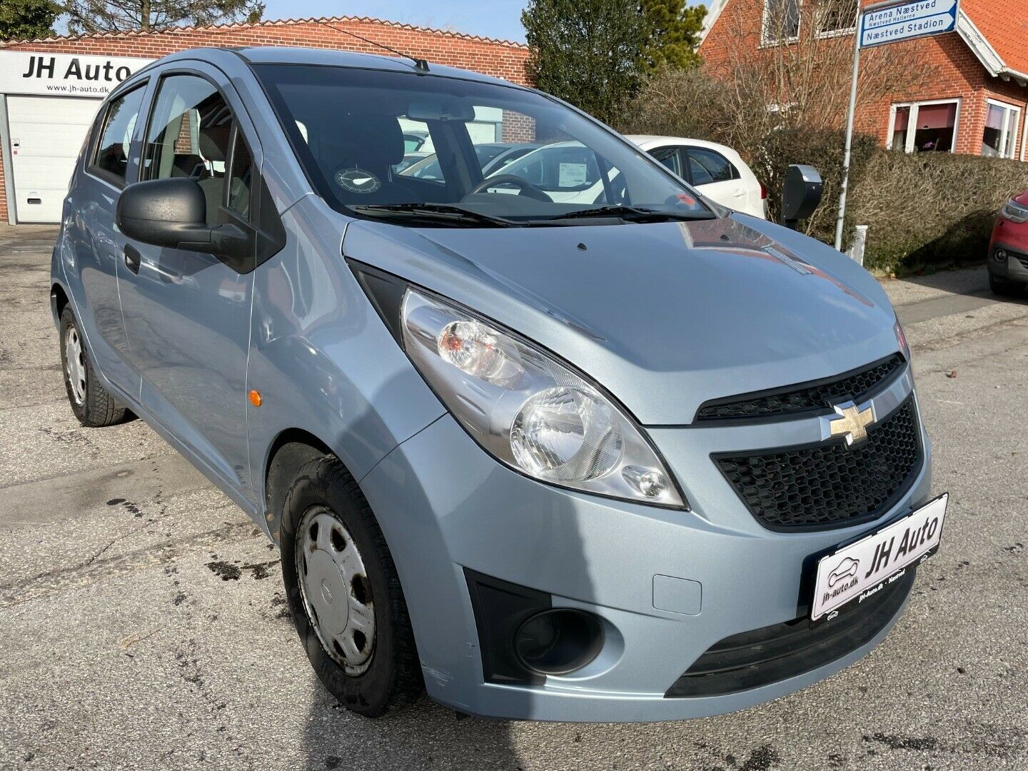 Blå Chevrolet Spark fra 2010