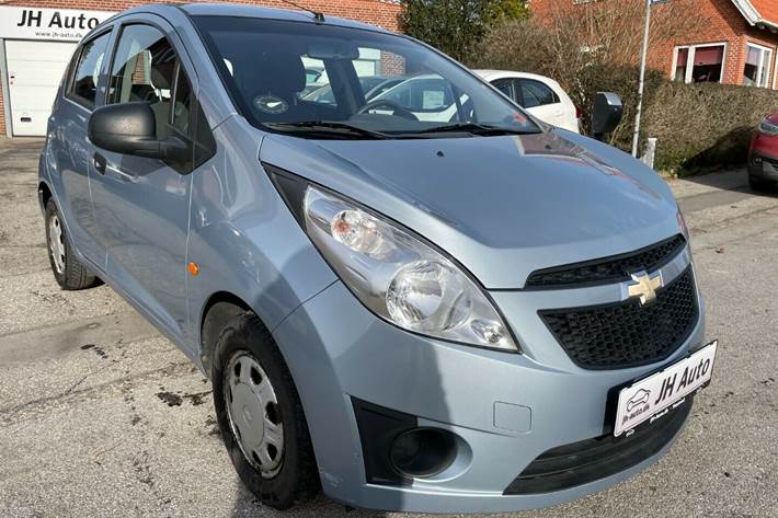 Blå Chevrolet Spark fra 2010