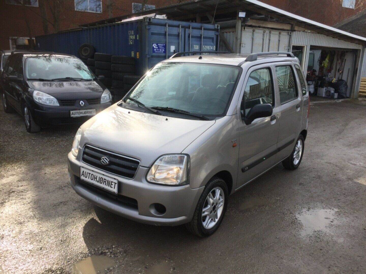 Grå Suzuki Wagon R+ fra 2005