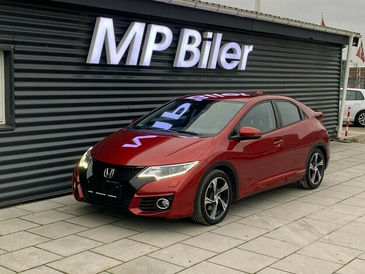 Grå Honda Civic fra 2015