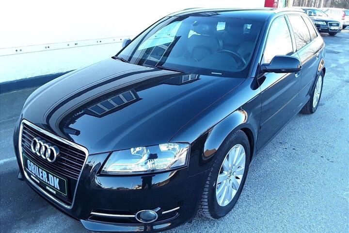 Sort Audi A3 fra 2012