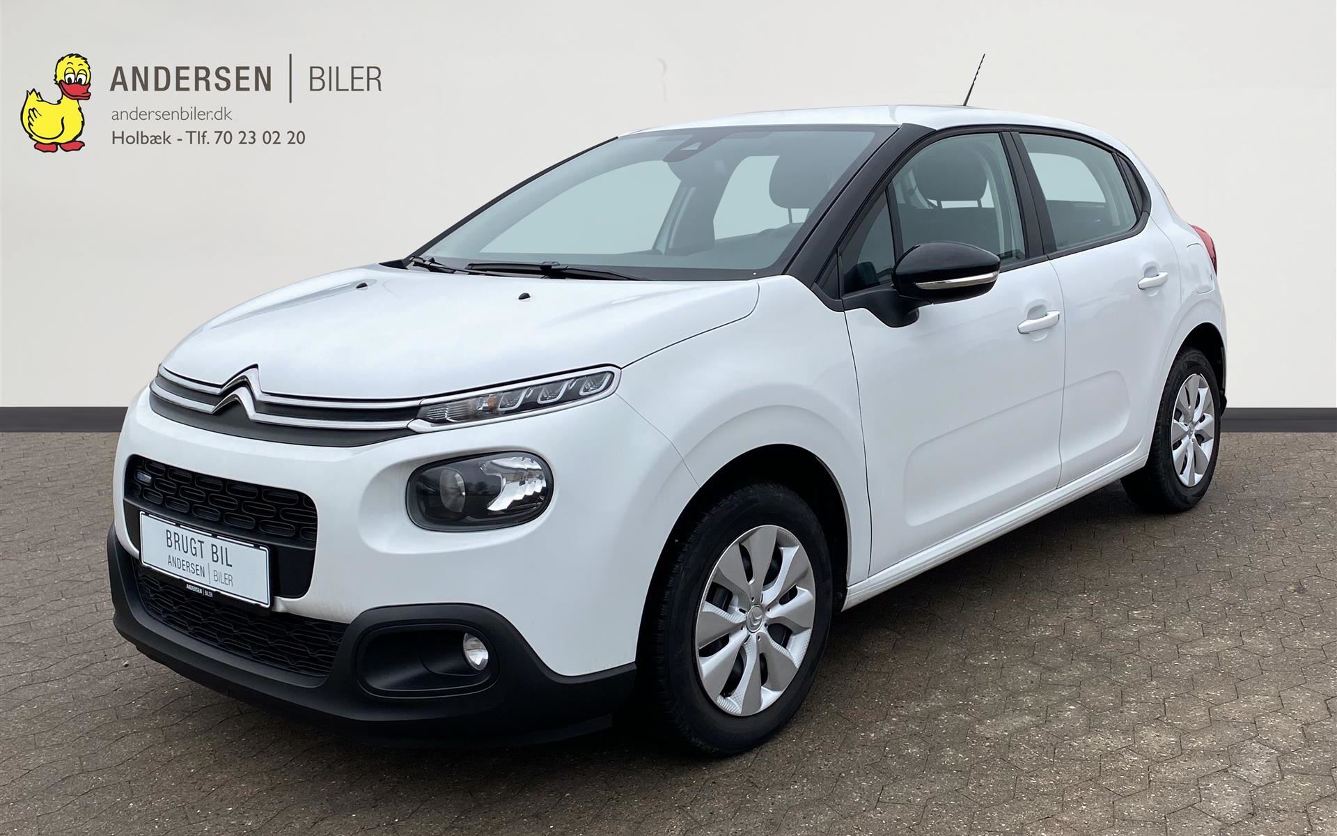 Hvid Citroën C3 fra 2017