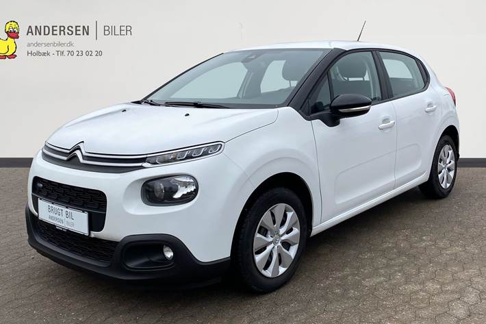 Hvid Citroën C3 fra 2017