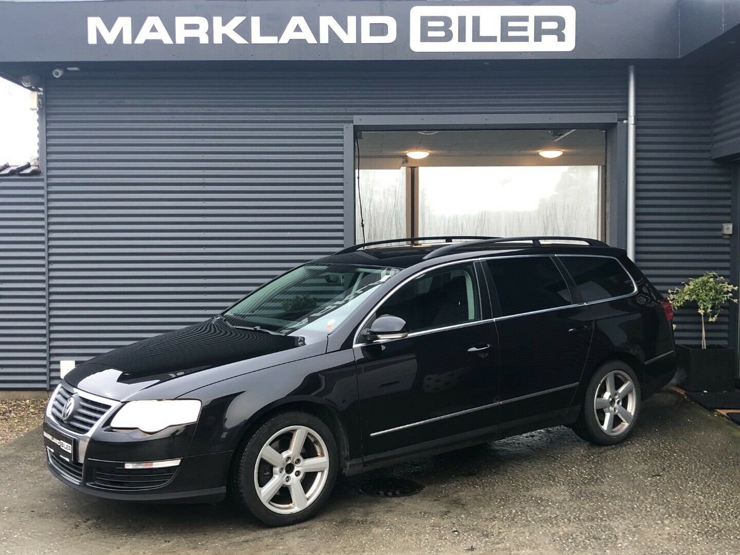Sort VW Passat fra 2007