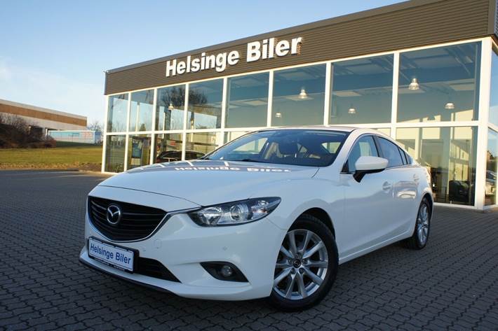 Grå Mazda 6 fra 2013