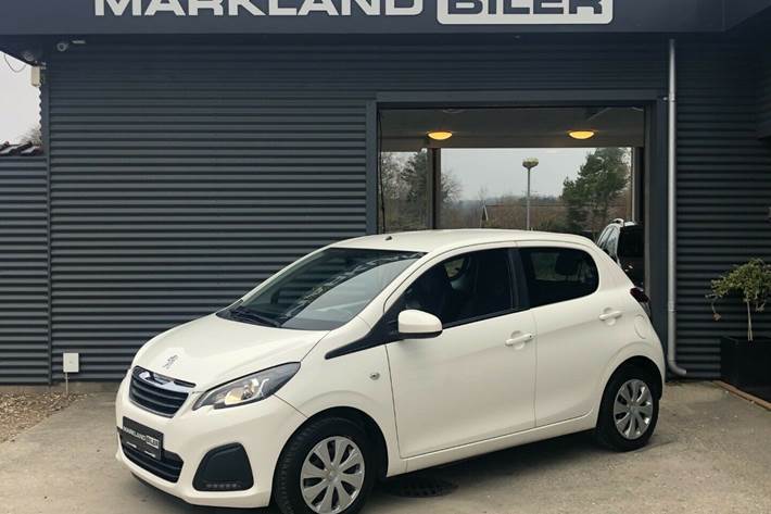 Hvid Peugeot 108 fra 2016