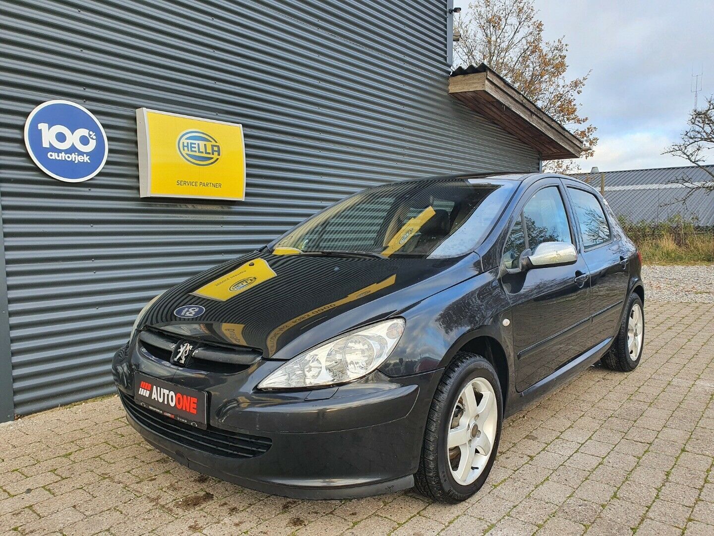 Grå Peugeot 307 fra 2005
