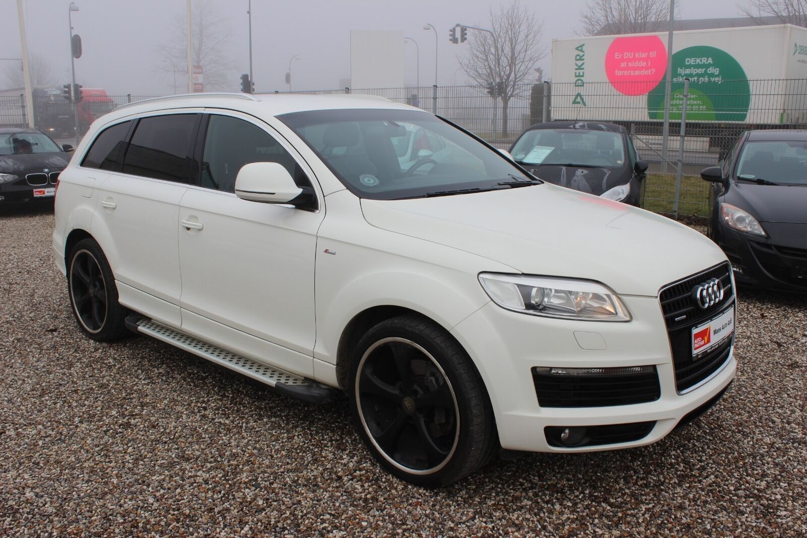 Hvid Audi Q7 fra 2007