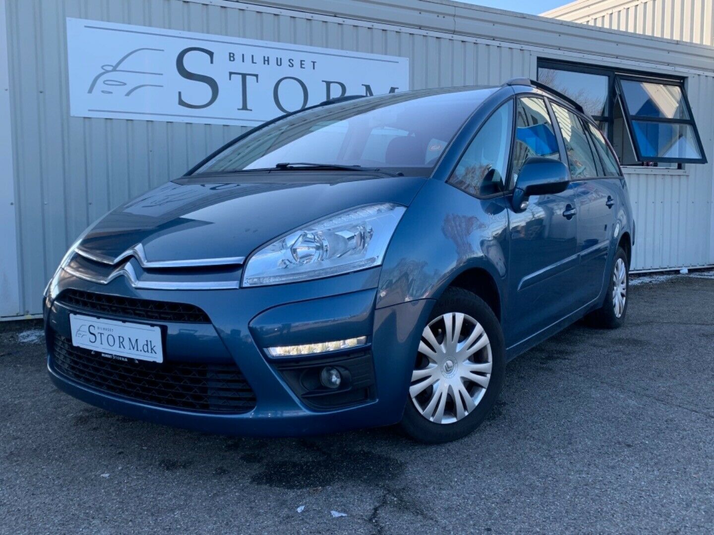 Blå Citroën Grand C4 Picasso fra 2012