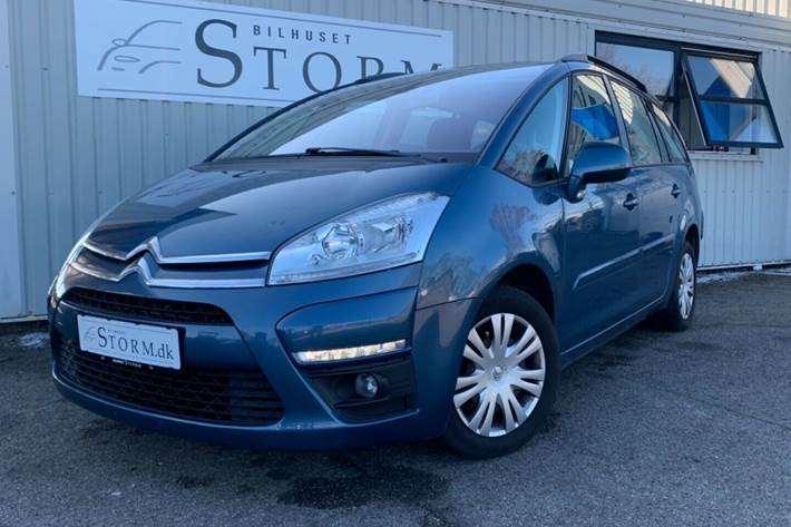 Blå Citroën Grand C4 Picasso fra 2012