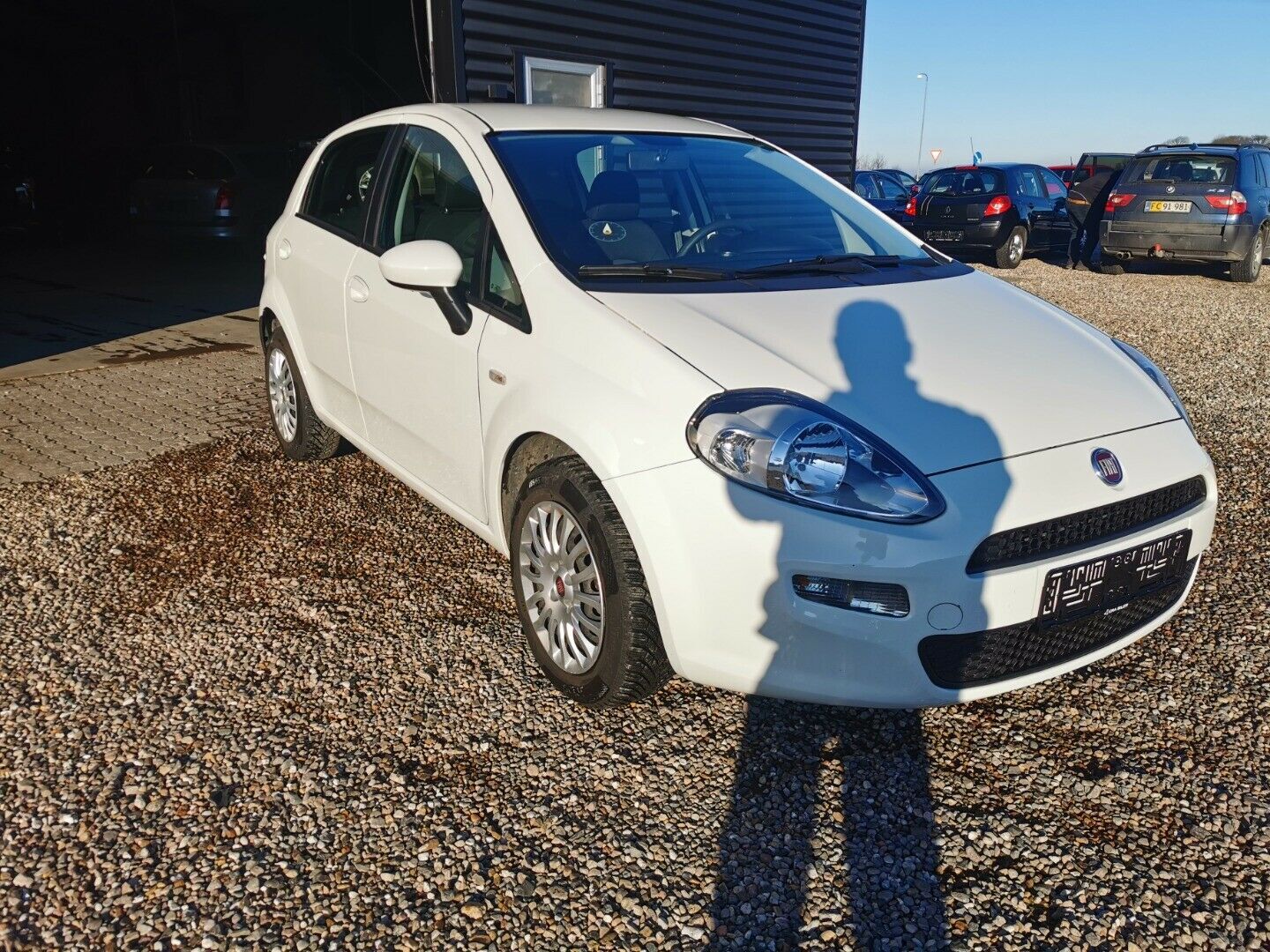 Hvid Fiat Punto fra 2015