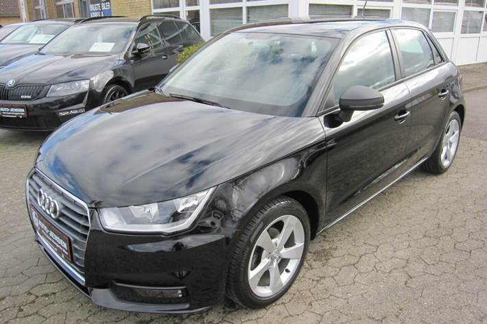Sort Audi A1 fra 2017