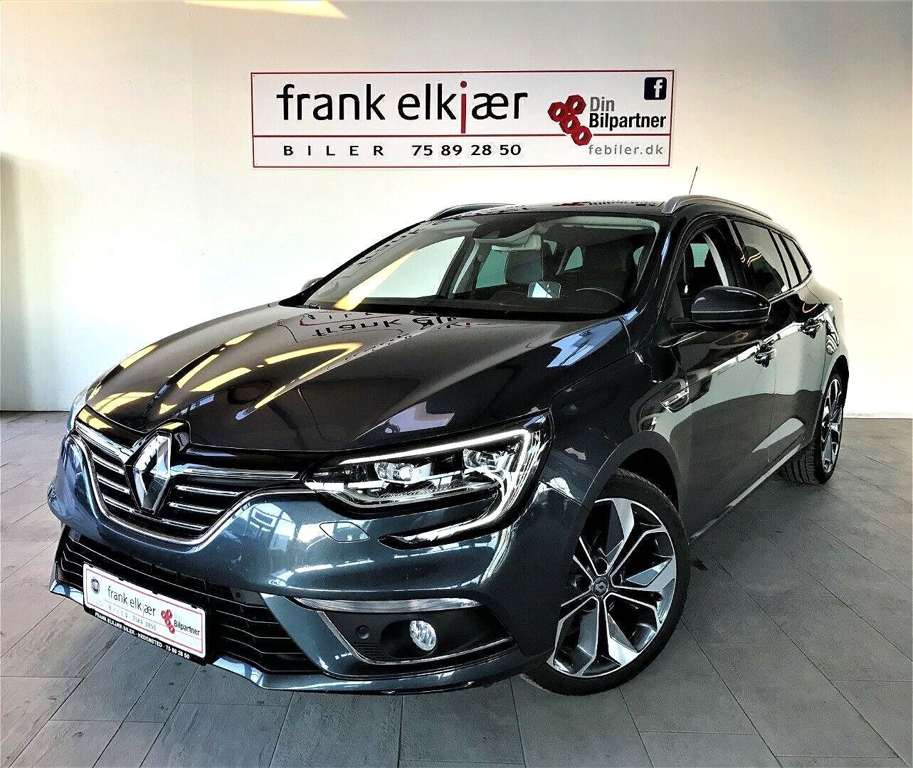 Grå Renault Mégane fra 2018