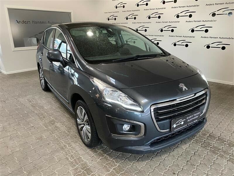 Grå Peugeot 3008 fra 2016