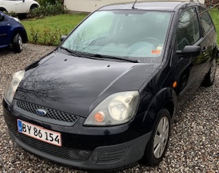 Sort Ford Fiesta fra 2007