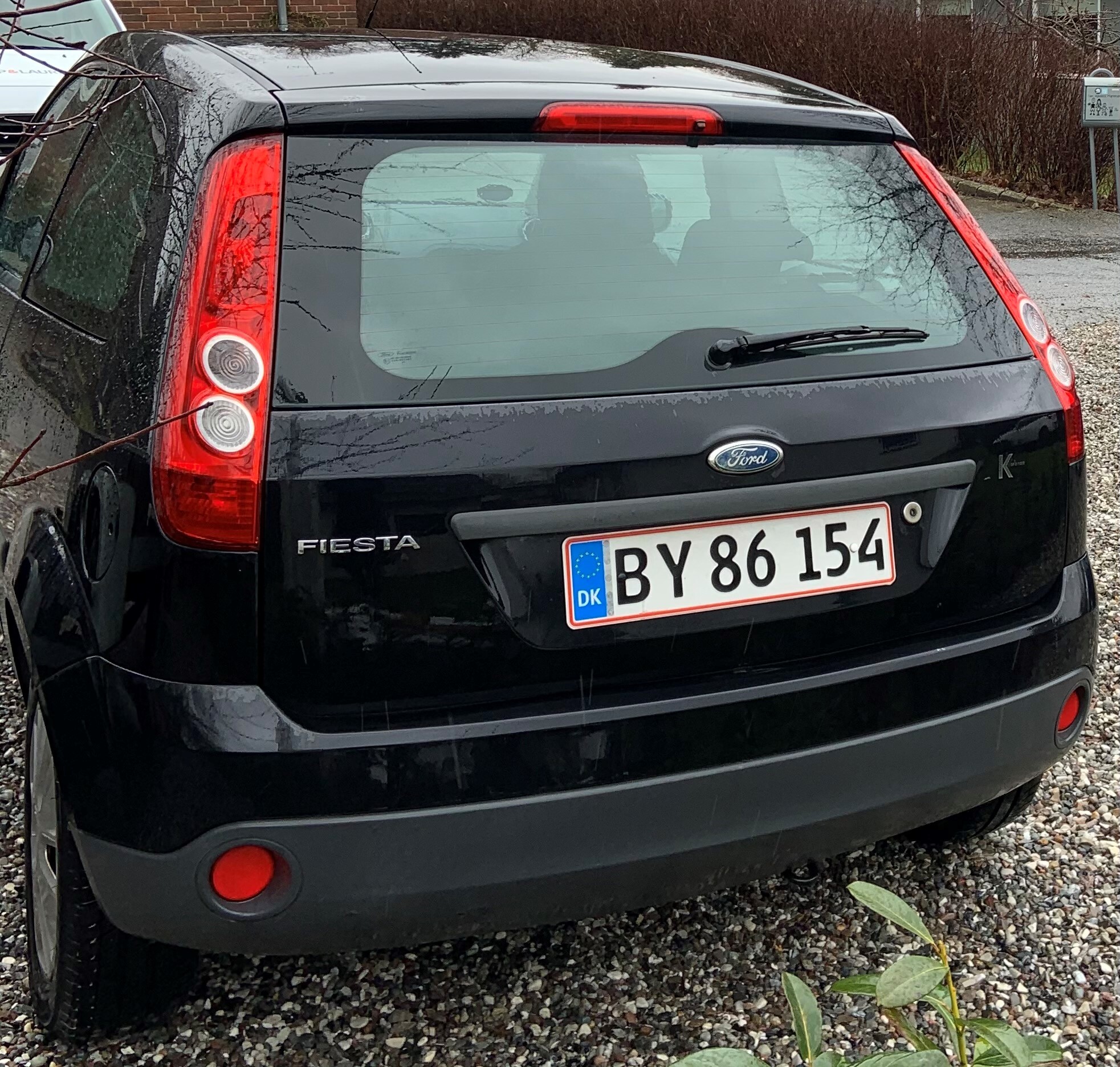 Sort Ford Fiesta fra 2007
