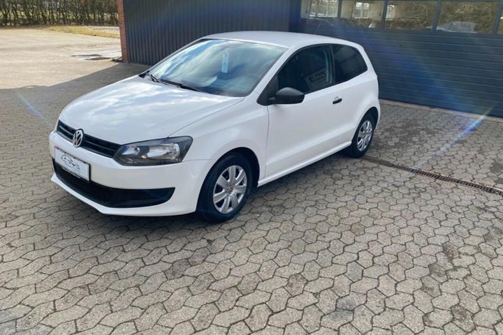 Hvid VW Polo fra 2010