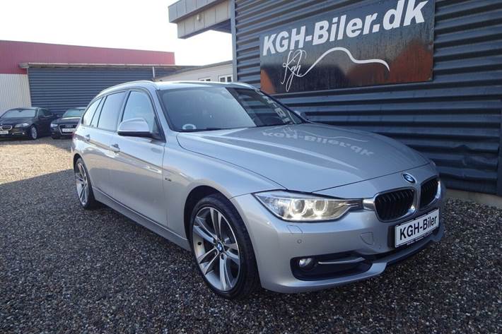 Grå BMW 320d fra 2013