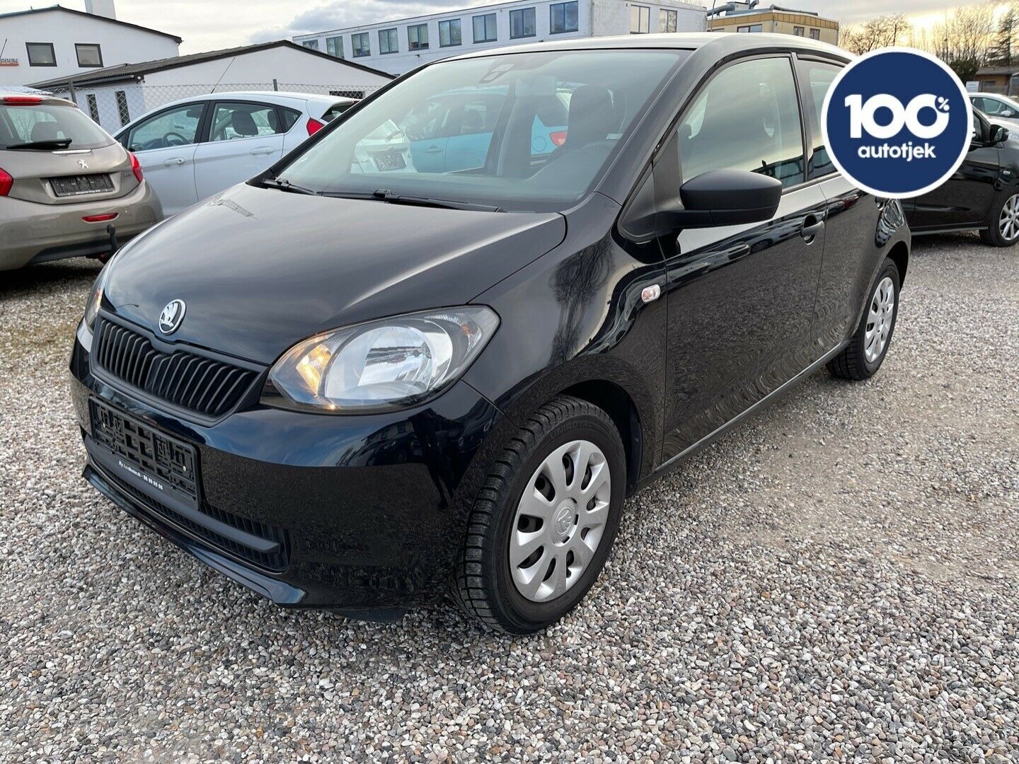 Grå Skoda Citigo fra 2014