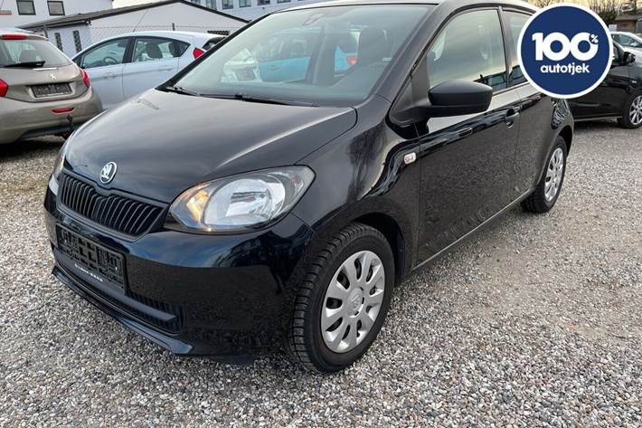 Grå Skoda Citigo fra 2014