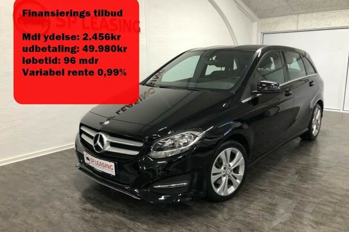 Sort Mercedes B200 d fra 2017