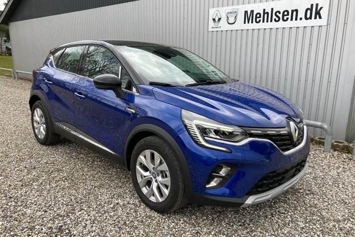 Blå Renault Captur fra 2021