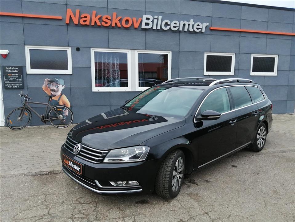 Sort VW Passat fra 2013
