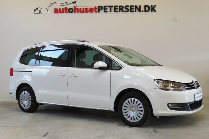 Hvid VW Sharan fra 2013