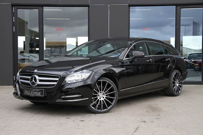 Grå Mercedes CLS350 d fra 2015