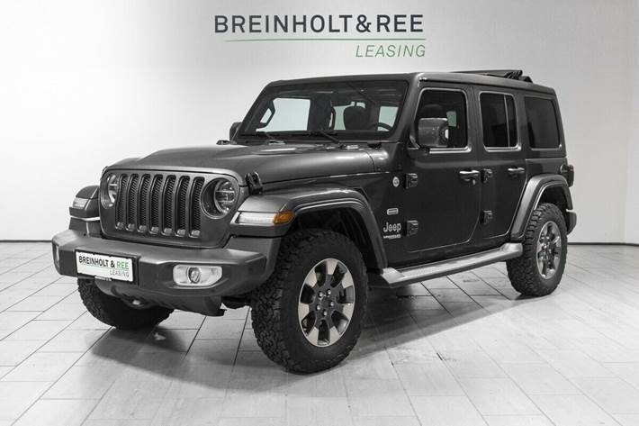 Grå Jeep Wrangler Unlimited fra 2019