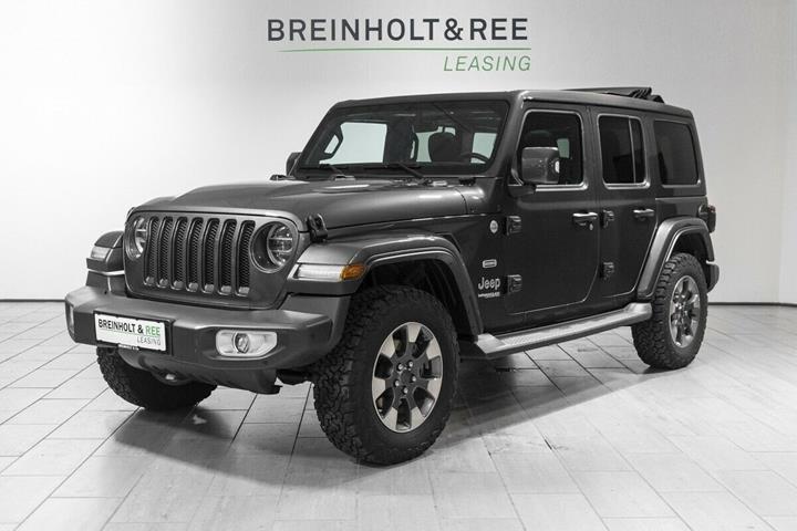 Grå Jeep Wrangler Unlimited fra 2019