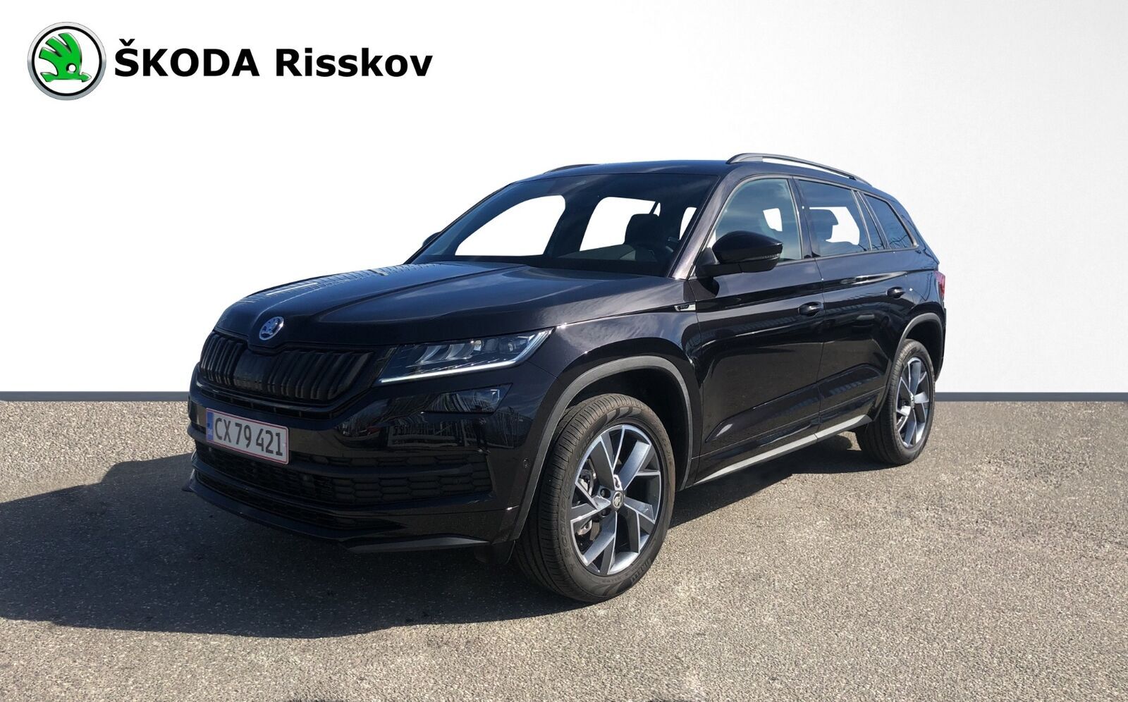 Grå Skoda Kodiaq fra 2021