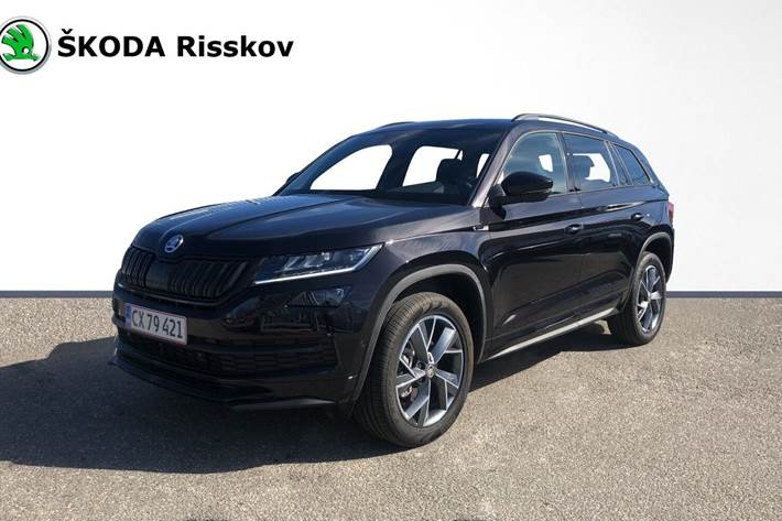 Grå Skoda Kodiaq fra 2021