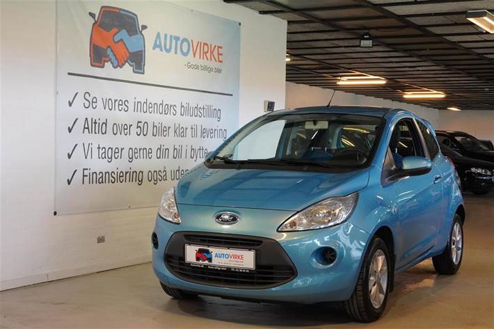Blå Ford Ka fra 2014